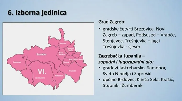 6. izborna jedinica