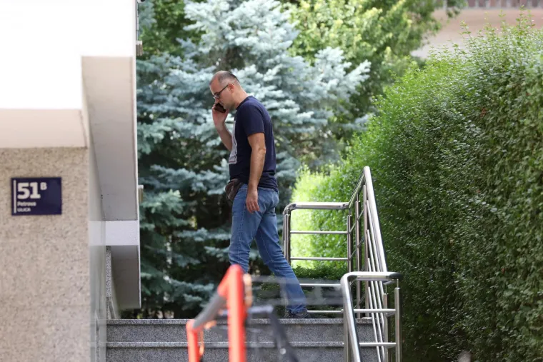 Pretres kuće Damira Škugora koji je uhićen u velikoj USKOK-ovoj akciji. 