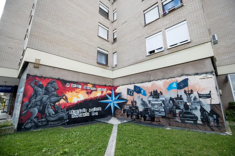Plava boja vlada Zagrebom: Pogledajte u kojem se kvartu nalaze najljepši grafiti i murali posvećeni Dinamu!