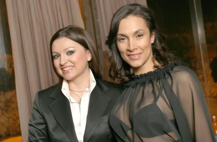 Nina Badrić i Ivana Banfić u Dubrovniku povodom koncerta za svetog Vlaha Festa 2006.