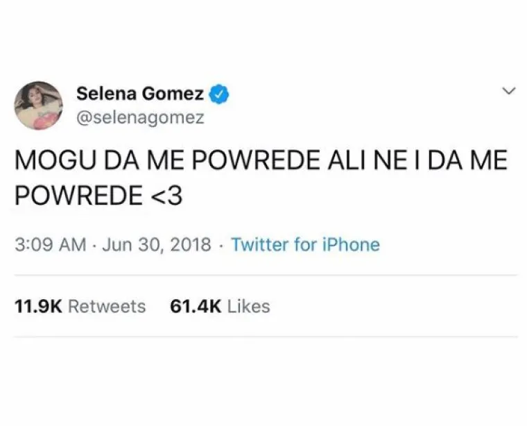Evo kako bi izgledali tweetovi poznatih da pričaju 'po naški'