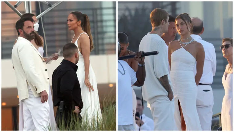 Jennifer Lopez i Hailey Bieber ne izgledaju baš radosno kraj svojih jačih polovica