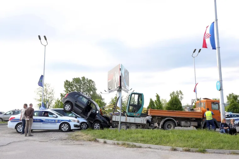 Nesvakidašnja nesreća na Jankomirskom mostu u Zagrebu