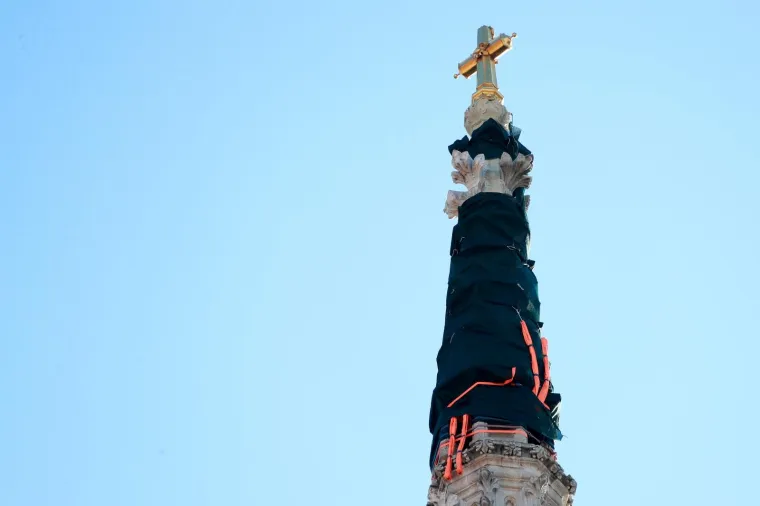 Sve je spremno za uklanjanje sjevernog tornja zagrebačke katedrale