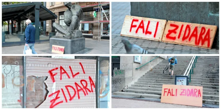Tko stoji iza neobičnog natpisa koji se pojavljuje na poznatim mjestima u centru Zagreba?