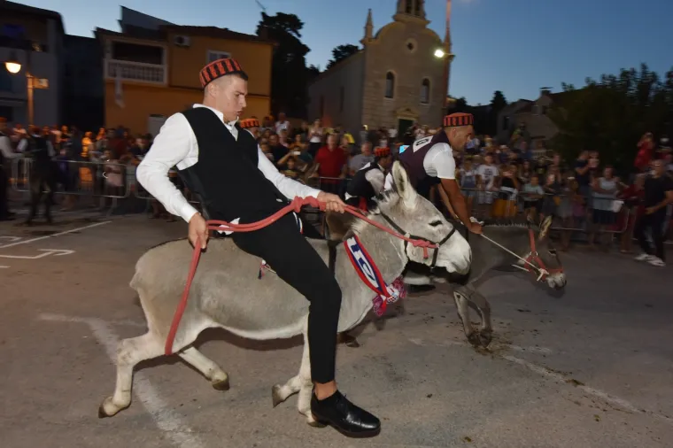 Veliko veselje unatoč pandemiji: Mještani uživali u tradicionalnoj 53. utrci tovara u Tribunju