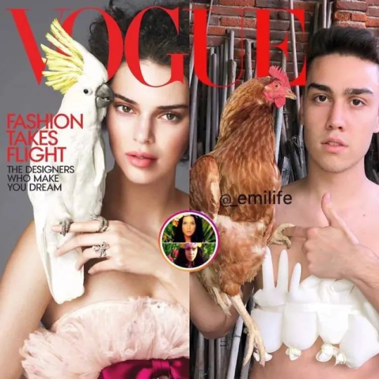 ISMIJAVA BIZARNE FOTOGRAFIJE SLAVNIH: Od 'WC haljina' pa do rezanaca na glavi, i njemu sve dobro stoji