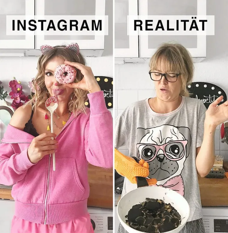 OBIČNA ŽENA SE NARUGALA INSTAGRAMUŠAMA: Urnebesnim fotkama pokazala koliko je sve lažno, ovo morate vidjeti