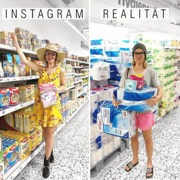 OBIČNA ŽENA SE NARUGALA INSTAGRAMUŠAMA: Urnebesnim fotkama pokazala koliko je sve lažno, ovo morate vidjeti
