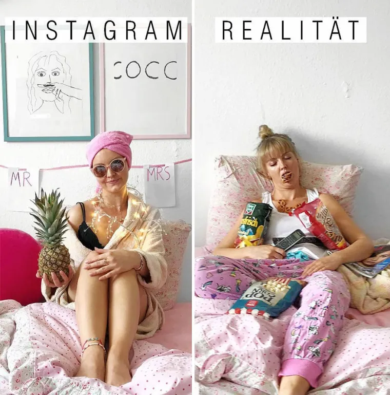 OBIČNA ŽENA SE NARUGALA INSTAGRAMUŠAMA: Urnebesnim fotkama pokazala koliko je sve lažno, ovo morate vidjeti