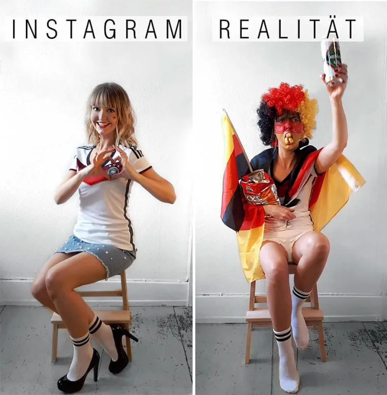 OBIČNA ŽENA SE NARUGALA INSTAGRAMUŠAMA: Urnebesnim fotkama pokazala koliko je sve lažno, ovo morate vidjeti