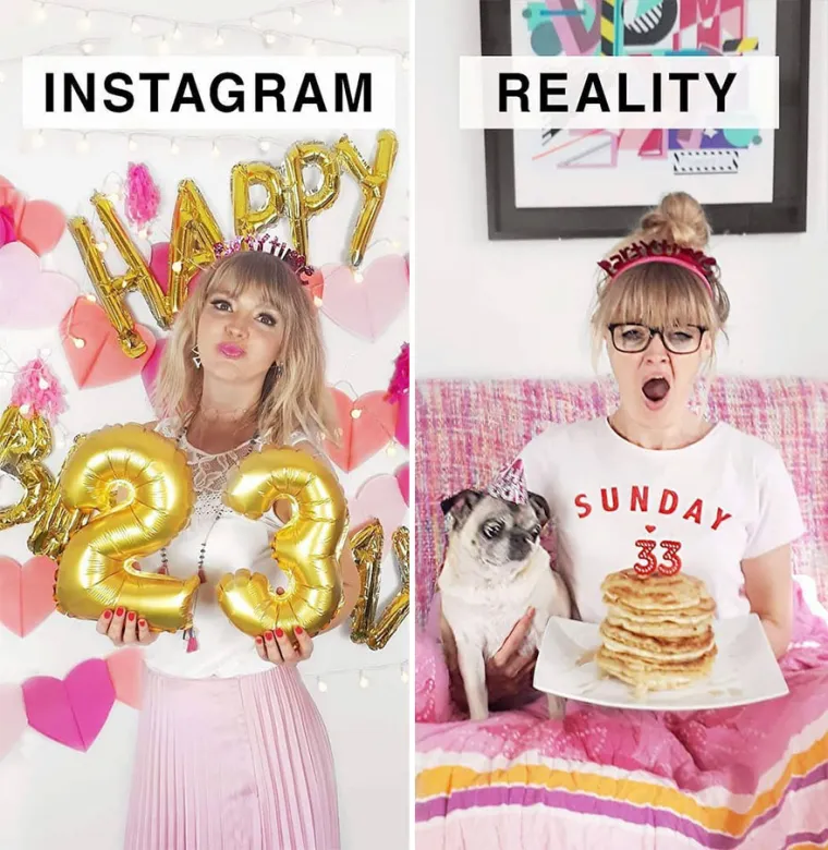 OBIČNA ŽENA SE NARUGALA INSTAGRAMUŠAMA: Urnebesnim fotkama pokazala koliko je sve lažno, ovo morate vidjeti