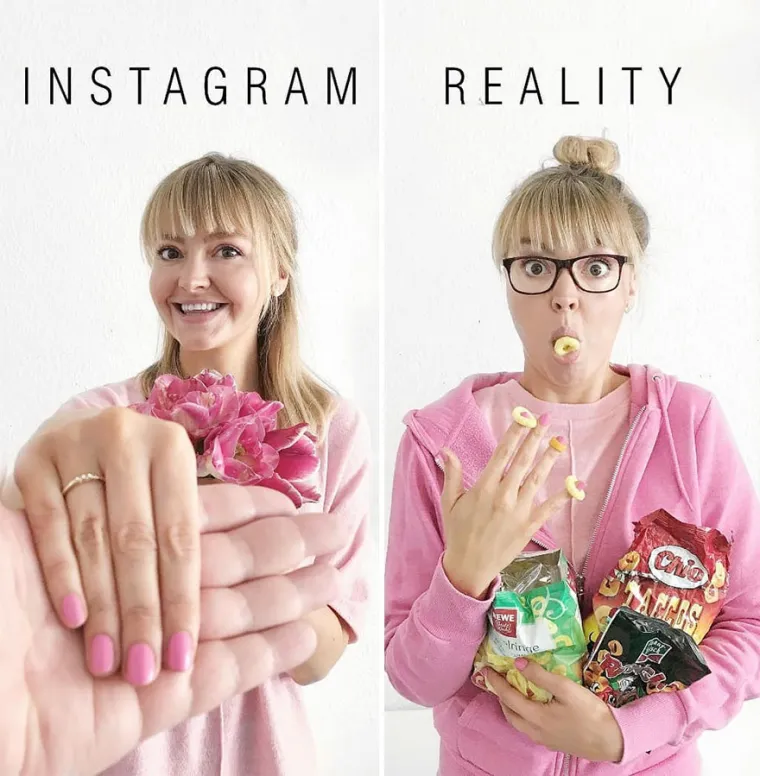 OBIČNA ŽENA SE NARUGALA INSTAGRAMUŠAMA: Urnebesnim fotkama pokazala koliko je sve lažno, ovo morate vidjeti