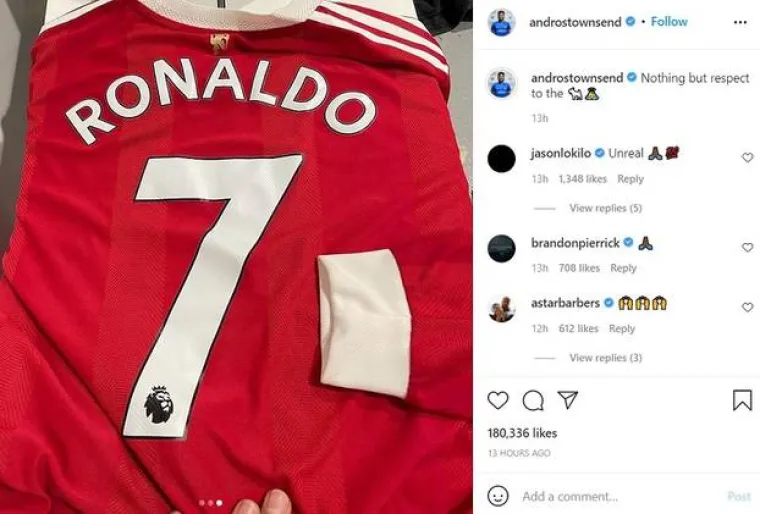 Nogometaš Evertona zabio gol Unitedu pa imitirao Ronalda: Portugalac mu prvo odbrusio pa ga nagradio