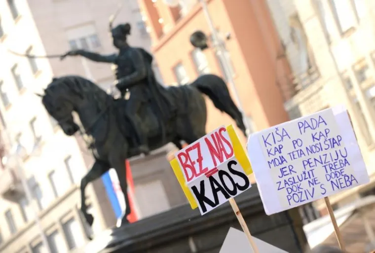 Veliki prosvjed teta u vrtićima