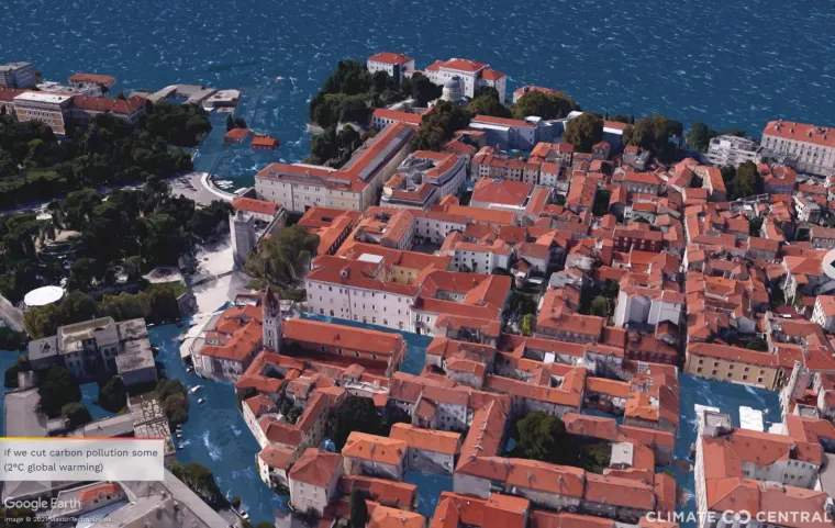 Zadar s 2 stupnja toplijom klimom