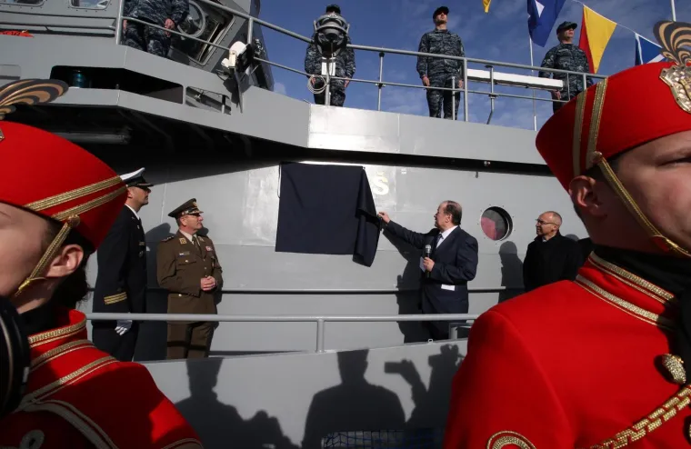Primopredaja novog obalnog ophodnog broda 'Omiš'