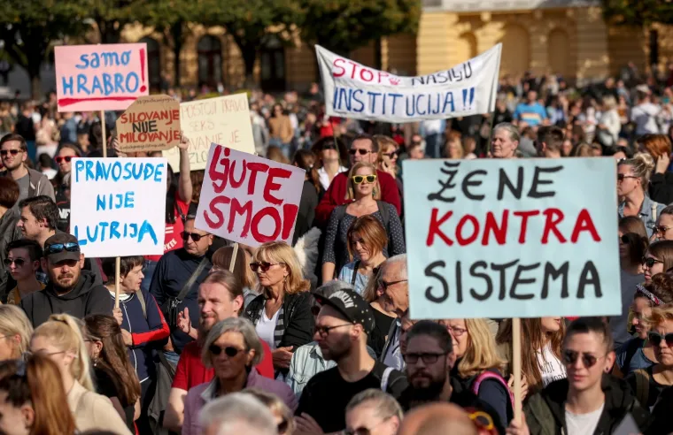 VELIKI PROSVJED ZA DJEVOJČICE U ZAGREBU: 'Institucije koje štite zlostavljače su zlostavljačke'