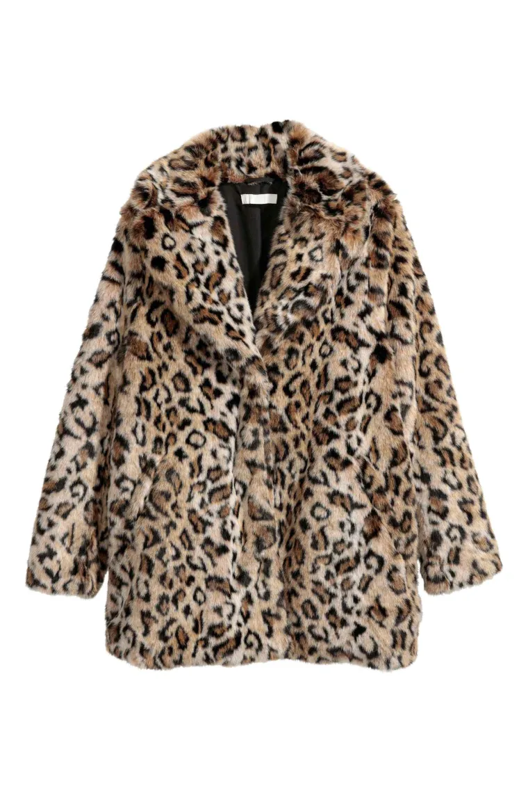 Bunda od umjetnog krzna leopard printa, H&amp;M, 680,95 kuna