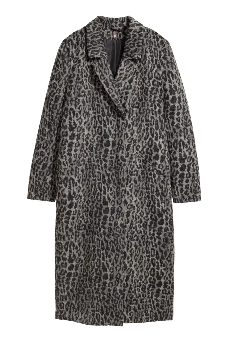 Dugi kaput s vunenim nitima, H&amp;M, 453,94 kune