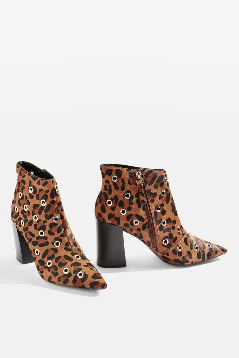 Leopard gležnjače na petu, Topshop, 633,01 kuna