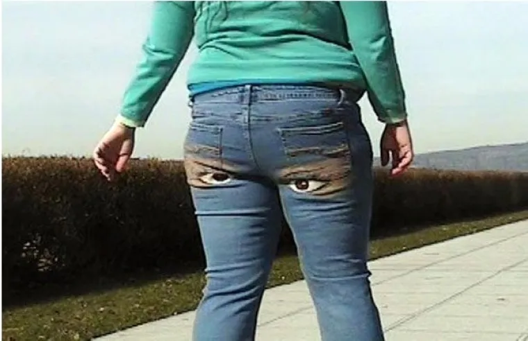 Traperice koje vam uzvraćaju pogleda kada gledate u guzu.