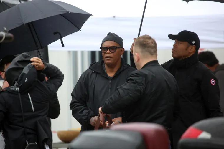 08.04.2019., Rovinj - Samuel L. Jackson i Ryan Reynolds na snimanju filma "The Hitman's Wife's Bodyguard" u Rovinju. Photo: Nel Pavletic/PIXSELL
