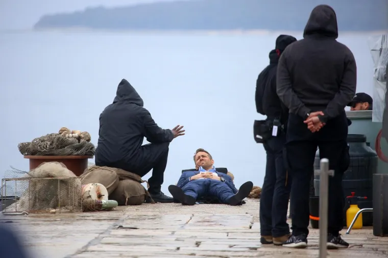 08.04.2019., Rovinj - Samuel L. Jackson i Ryan Reynolds na snimanju filma "The Hitman's Wife's Bodyguard" u Rovinju. Photo: Nel Pavletic/PIXSELL