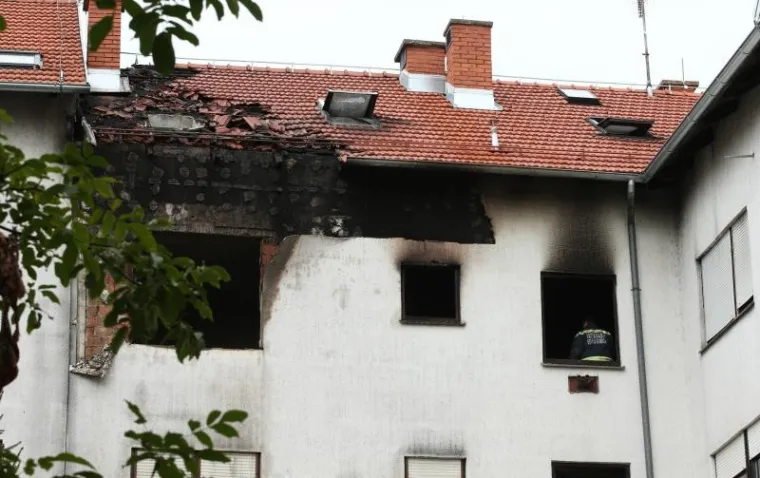 PRASAK U NOĆI: Požar i eksplozija plina u stanu u  Velikoj Gorici