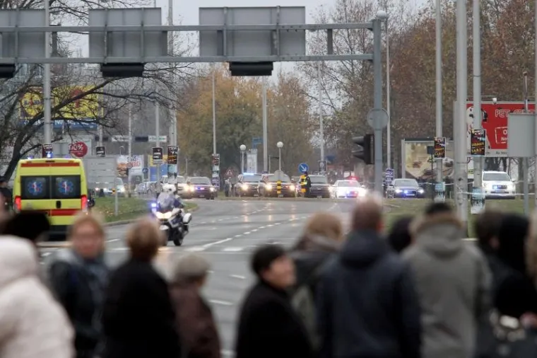 Nakon slijetanja krenuli su u prema centru Zagreba.