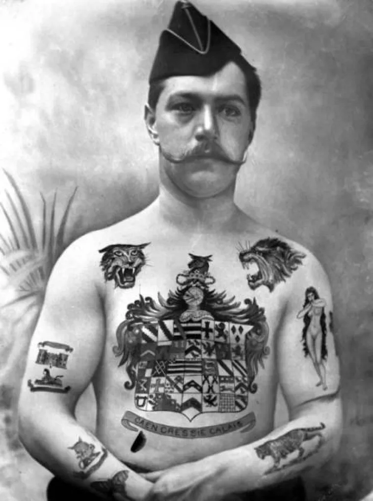 Tetoviranje nije ništa novo, a ovako je izgledalo ranih 1900-tih