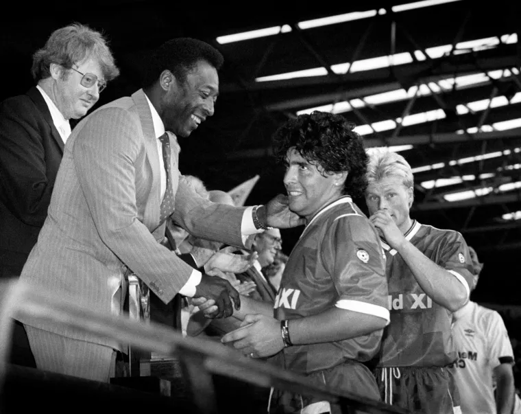 Maradona i Pele, 1987.