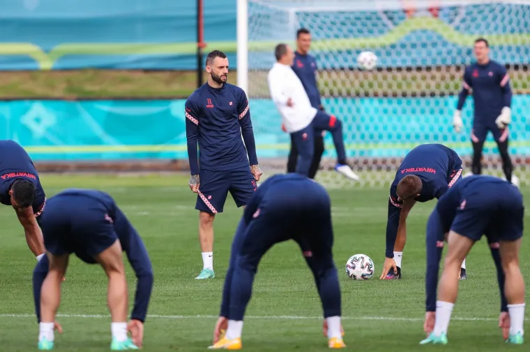 Hrvatska nogometna reprezentacija odradila je trening uoči utakmice sa Škotskom na Europskom prvenstvu