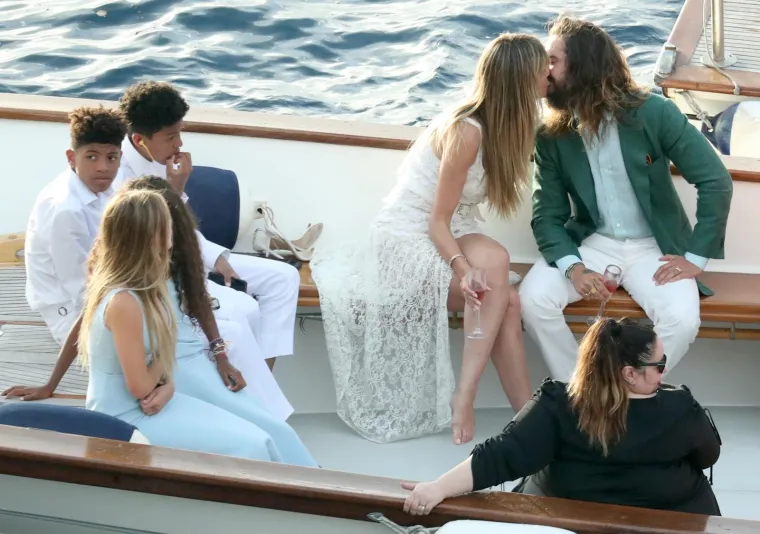Supermodel Heidi Klum (46) udala se za svog zaručnika njemačkog rokera Tomija Kaulitza (29) na tajnoj ceremoniji na Beverly Hillsu 22. veljače na njihovu prvu godišnjicu veze. Foto: Sanjin Strukic/PIXSELL