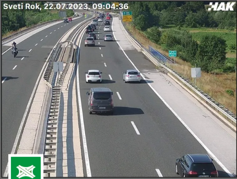 Ogromne gužve i ovog vikenda na putu prema moru: Pogledajte fotografije s HAK-ovih kamera