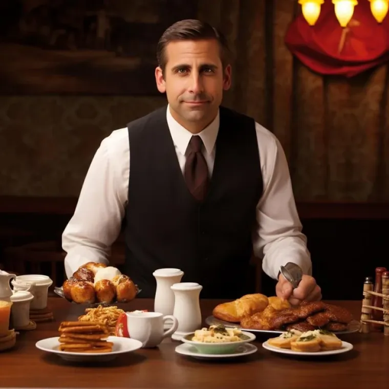 Steve Carell kao konobar