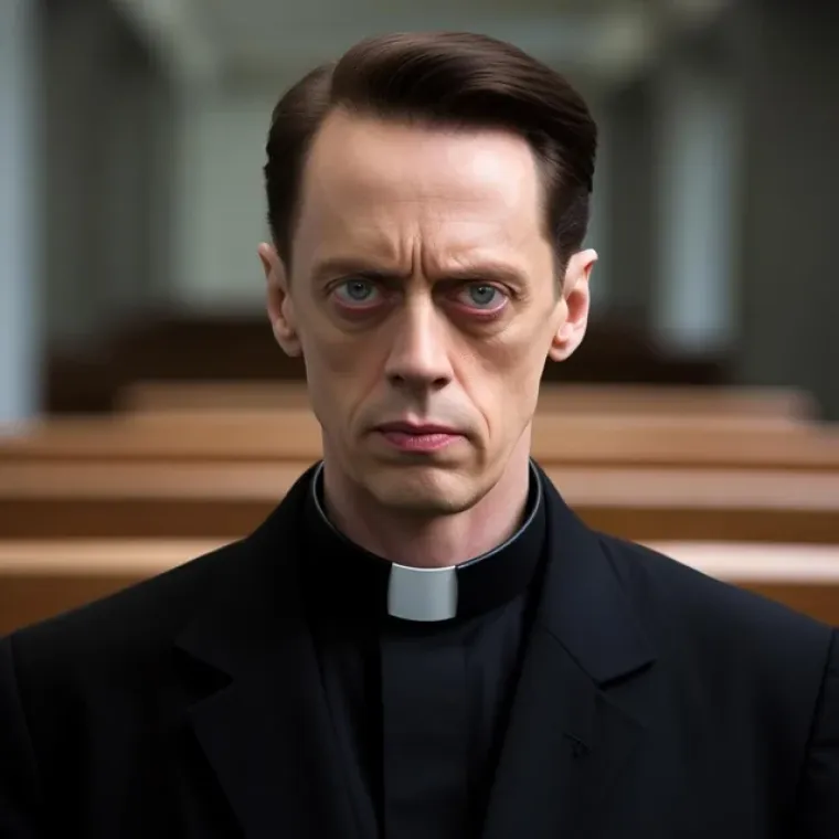 Steve Buscemi kao svećenik