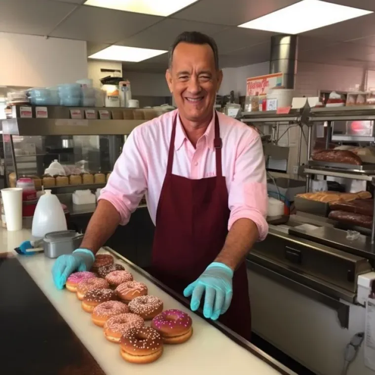 Tom Hanks kao slastičar