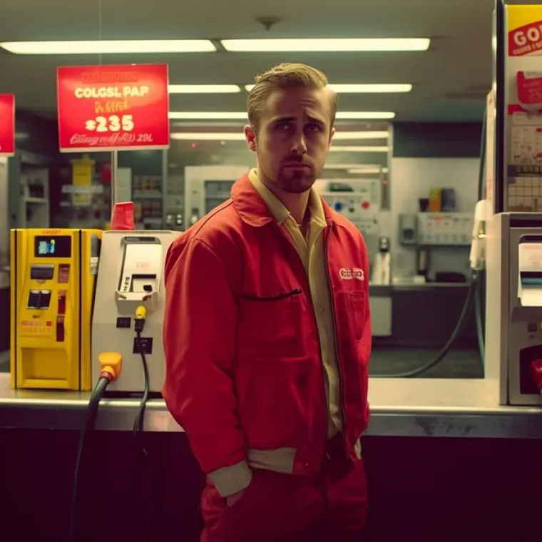 Ryan Gosling našao je posao u autopraoni, a povremeno radi i na benzinskoj crpki