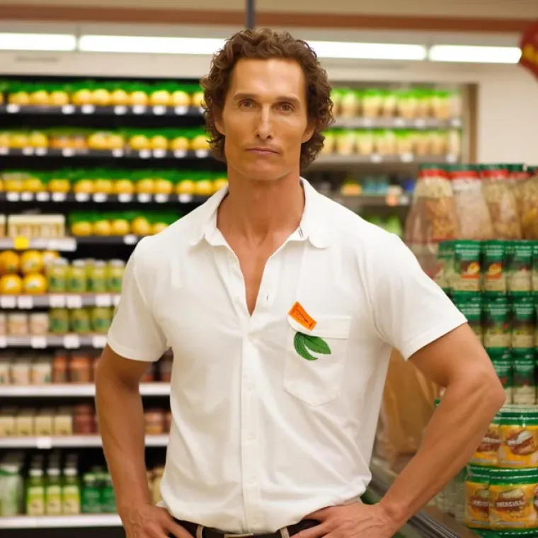 Matthew McConaughey kao pomoćni radnik u trgovini