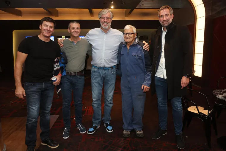 Ivica Kostelić, Ante Kostelić Gips, Natko Zrnčić-Dim, Dubravko Šimenc