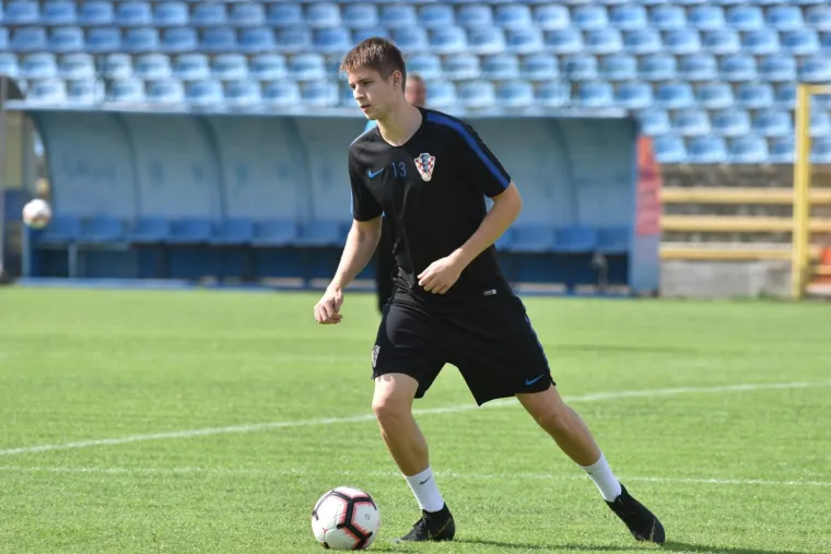 Stadion Šubićevac, Šibenik - Trening U-21 hrvatske nogometne reprezentacije uoči ogleda sa Škotskom. Photo: Hrvoje Jelavic/PIXSELL