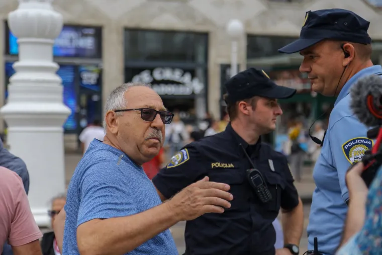 U Zagrebu održana antiratna akcija povodom godišnjice Oluje: 'Ne u naše ime'