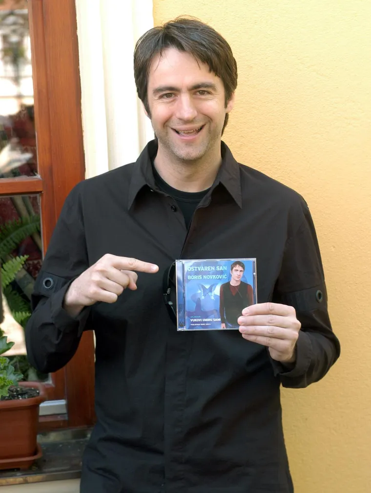  Pjevač Boris Novković na promociji svog albuma 2005. godine