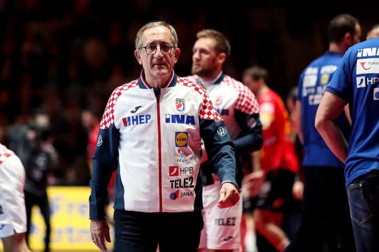 26.01.2020., Tele 2 Arena, Stockholm - Europsko rukometno prvenstvo, finale, Spanjolska - Hrvatska. 
Izbornik Hrvatske Rukometne Reprezentacije Lino Cervar. 
Photo: Luka Stanzl/PIXSELL