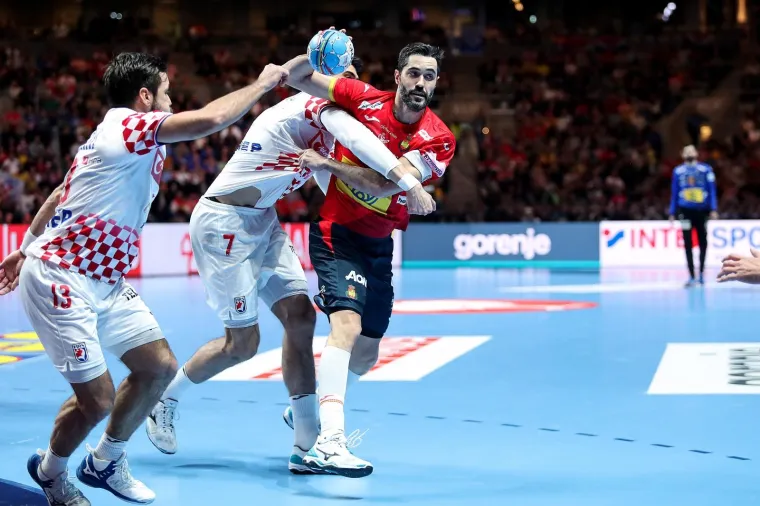 26.01.2020., Tele 2 Arena, Stockholm - Europsko rukometno prvenstvo, finale, Spanjolska - Hrvatska. 
Luka Stepancic. 
Photo: Luka Stanzl/PIXSELL