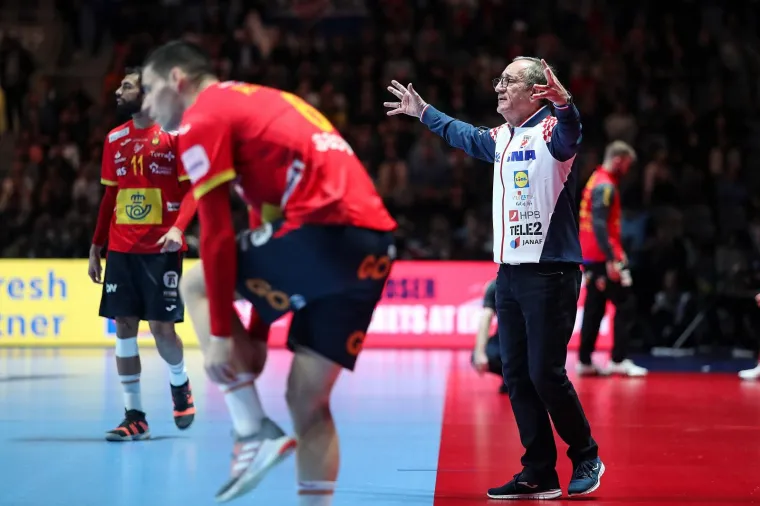 26.01.2020., Tele 2 Arena, Stockholm - Europsko rukometno prvenstvo, finale, Spanjolska - Hrvatska. 
Izbornik Hrvatske Rukometne Reprezentacije Lino Cervar. 
Photo: Luka Stanzl/PIXSELL