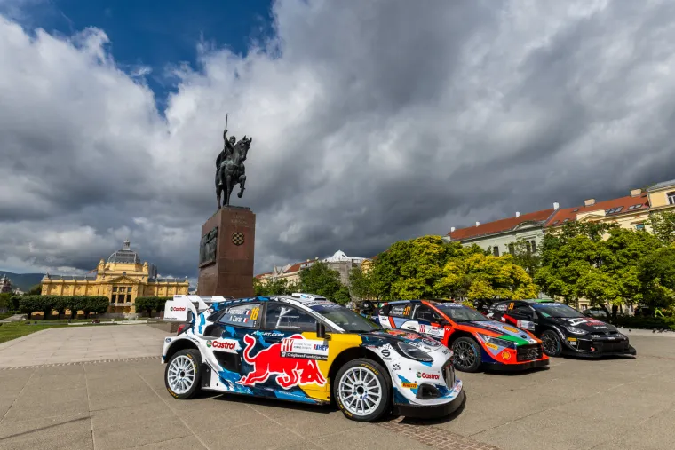 'Nabrijane zvijeri' na Trgu kralja Tomislava: Rally zvijezde projurile zagrebačkim cestama