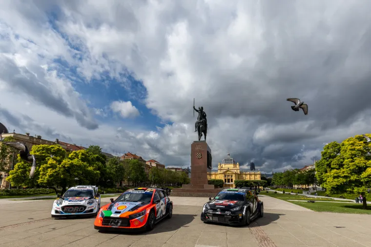 'Nabrijane zvijeri' na Trgu kralja Tomislava: Rally zvijezde projurile zagrebačkim cestama