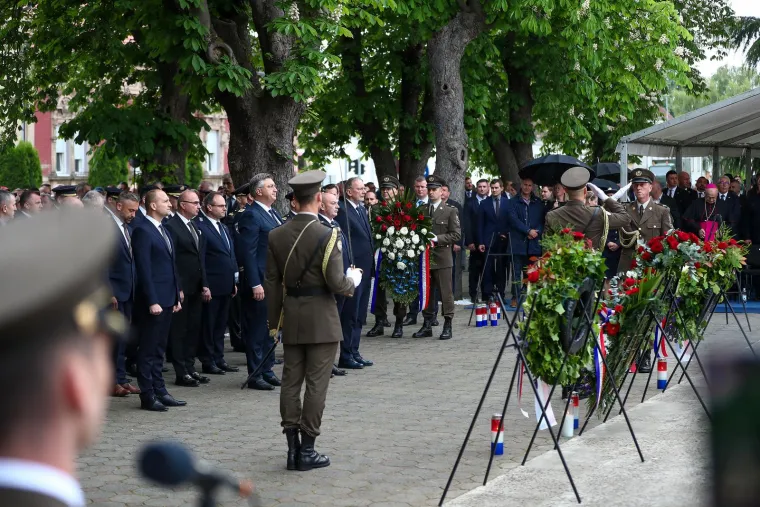 U Okučanima obilježena 29. obljetnica VRO 'Bljesak': Prisustvovali Milanović, Jandroković i Plenković